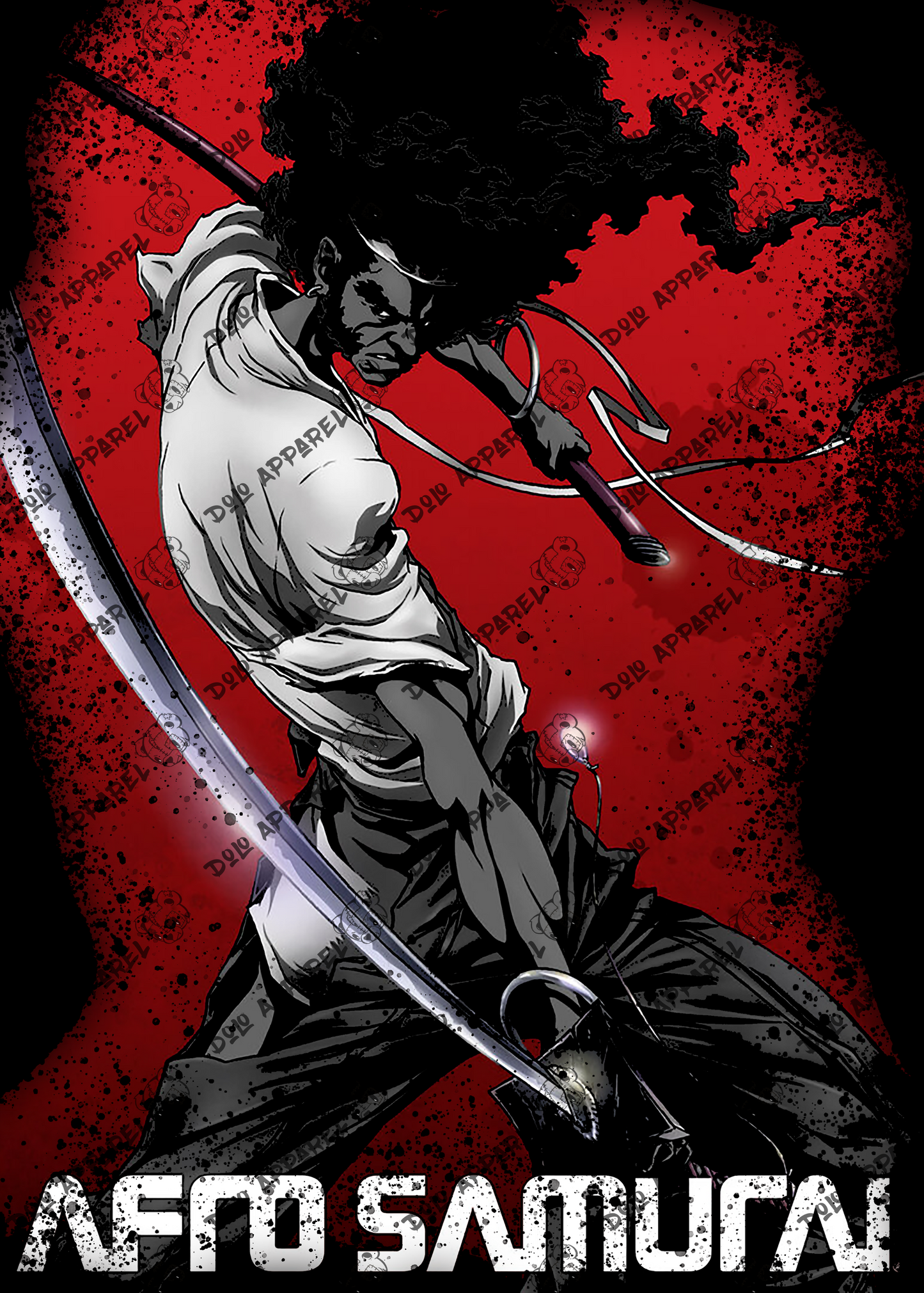 Afro Samurai - Red-tones TShirt