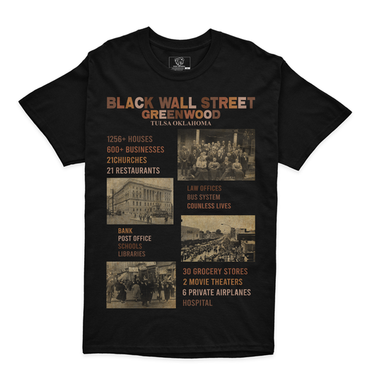Tulsa - Black Wall Street Tshirt