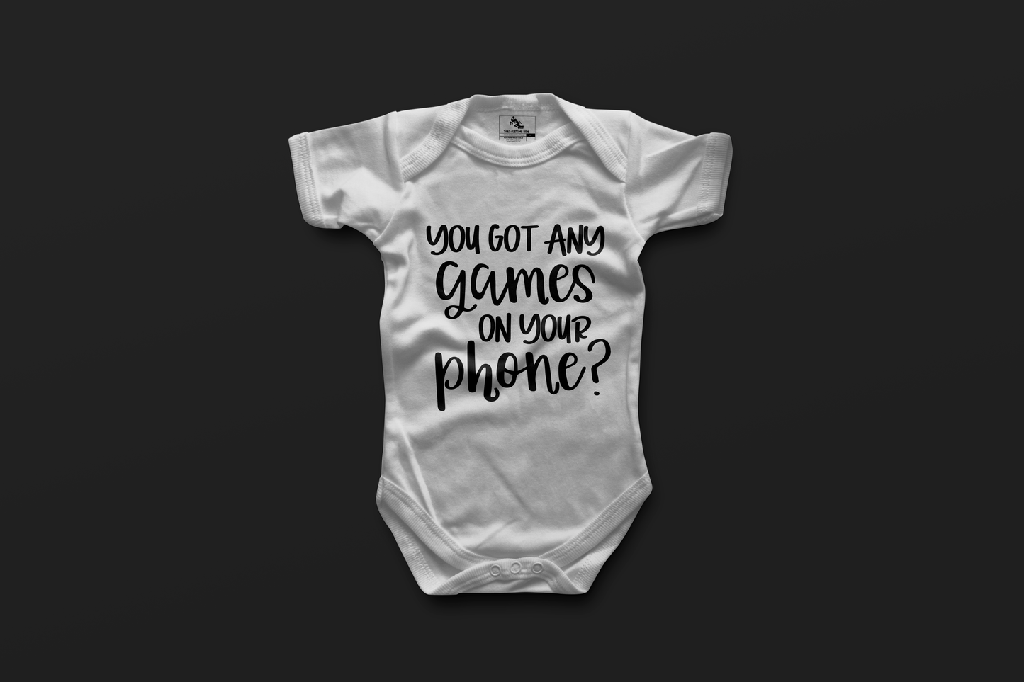 Games on Your Phone? Infant Onesie