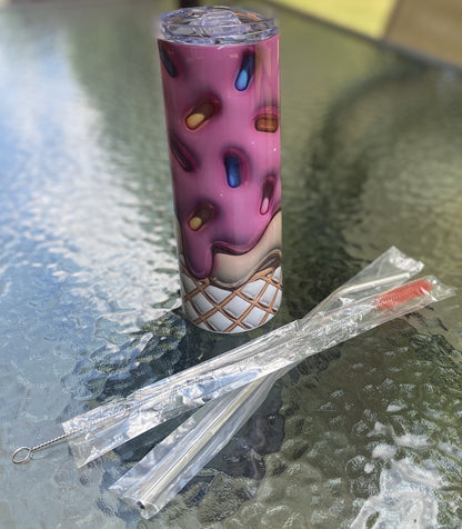 Ice Cream Sunday 20oz Tumbler