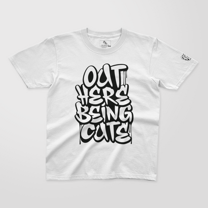 Out Here Being Cute - Youth TShirt