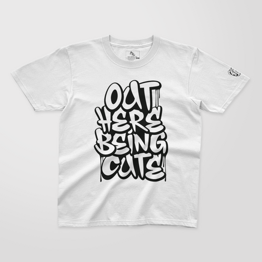 Out Here Being Cute - Youth TShirt