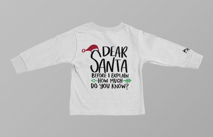 Dear Santa Youth TShirt