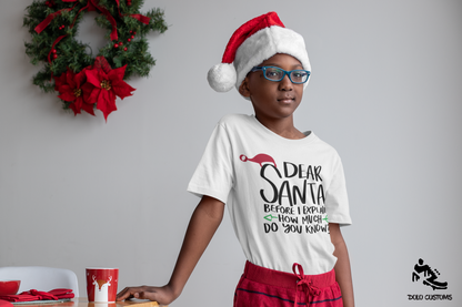 Dear Santa Youth TShirt